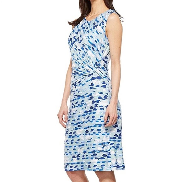 Nic+Zoe | Water Lane Sheath Dress with Twist - Picture 2 of 11